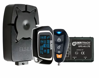 Σύστημα Συναγερμού Μοτοσυκλέτας ELSER-800GPS με GPS & Τηλεχειριστήριο LCD