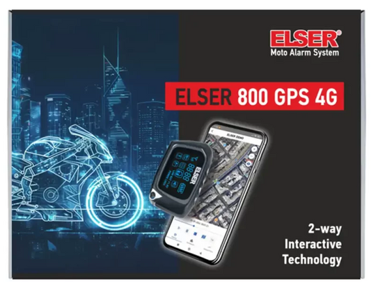 Σύστημα Συναγερμού Μοτοσυκλέτας ELSER-800GPS με GPS & Τηλεχειριστήριο LCD